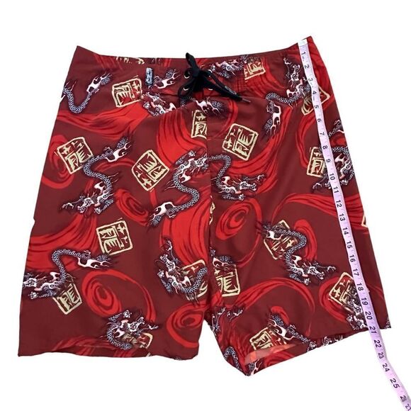 Crazy Shirts ~ Mens Dragon Boardshorts ~ size 34 - Picture 10 of 10
